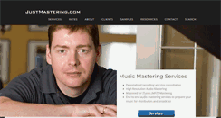 Desktop Screenshot of justmastering.com